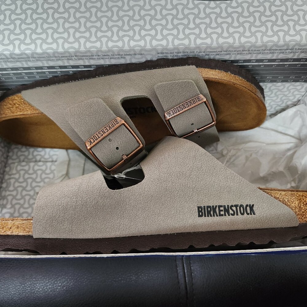 Birkenstock Arizona BS STONE 38 Narrow Fit US 7 Women